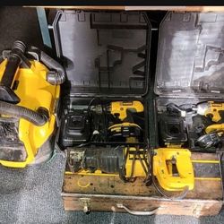Dewalt Tools With Vacuum 