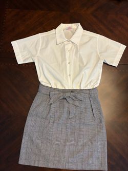: Stunning Blouse & Skirt Set ✨ Size 14-16 junior/28" Waist