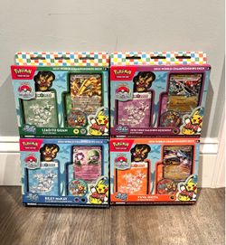 NEW SEALED Complete Set of Four 2025 Pokémon World Championships Decks.