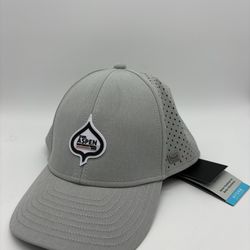 Melin Men’s A Game Aspen Winternational 2024 Gray Hydro Snapback Golf Hat Cap