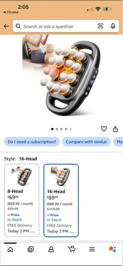 16-Head Electric Massage Ball Roller