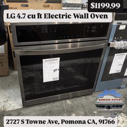 LG 4.7 Cu Ft Electric Wall Oven 
