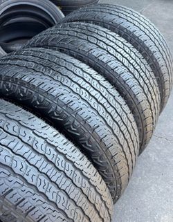 265 70 r16 Goodyear I'm selling this set of tires with 80% life left on all 4