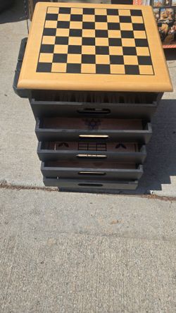 Wood game set