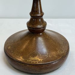 Rare Antique 1930 Stoneware Vessel | Cork Finial Topper | Cork Bottom 