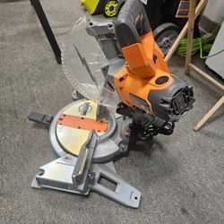 RIDGID 15 Amp 10 in. Corded Dual Bevel Miter Saw with LED Cut Line Indicator