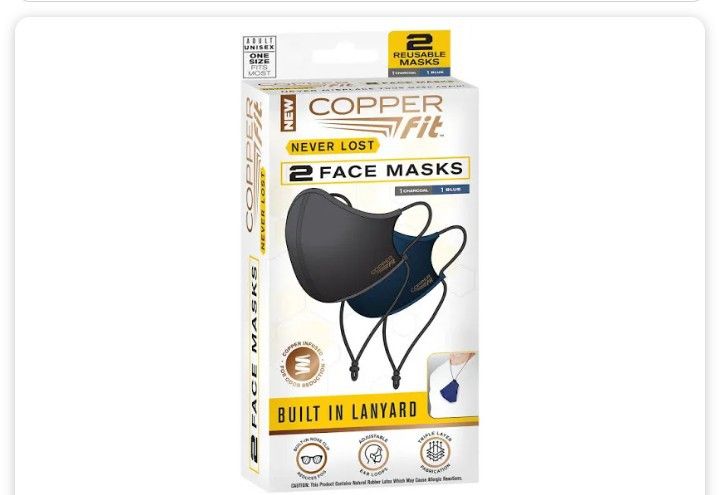Copper Fit Face Mask 