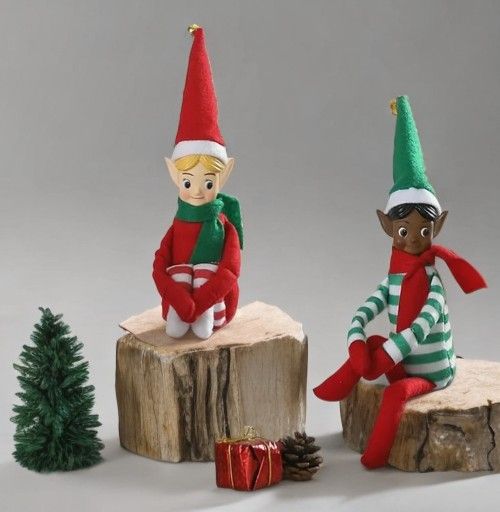 Mr. Christmas 6.5" Decorative Elf with Green/ Red Hat-$15 Each 🎅🎄✨️
