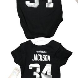 Bo Jackson Raiders Onesie