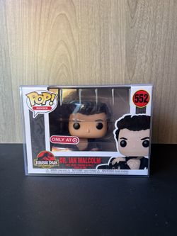 Ian Malcolm Jurassic Park 25th Anniversary Funko Pop #522 Target Exclusive W/ Pop Protector