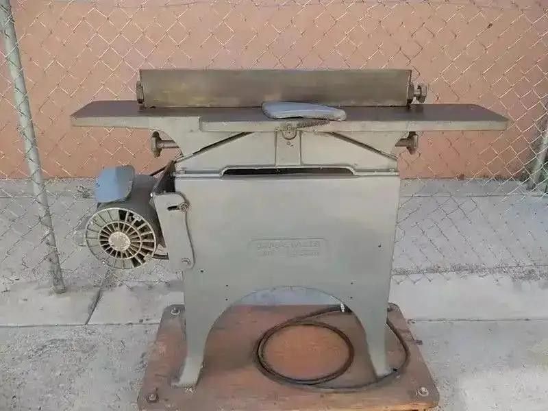 Davis & Wells 6" Jointer With Original Cast Iron Stand / Base