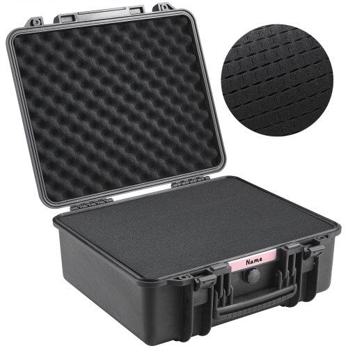 Hard Pistol Cases with Pre-cut PU Foam Lockable Pistol Case for 6 Pistol#136