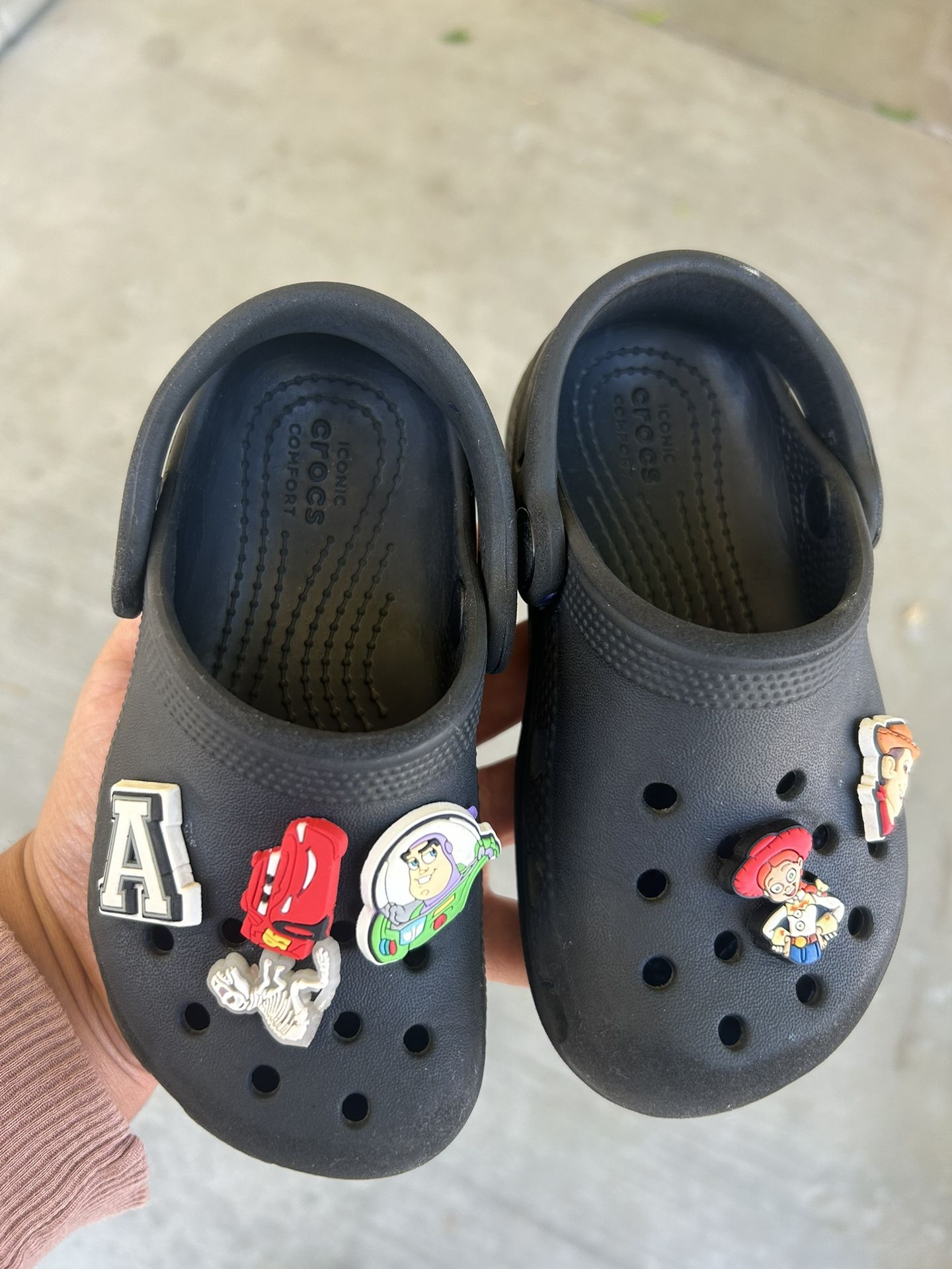 Toddler Black Crocs