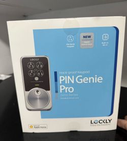 New Lockly Hack-Proof Keypad PIN Genie Pro Zeno Series WIFI Model #PGK7SWHKSN