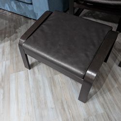 Black IKEA Poang Ottoman 