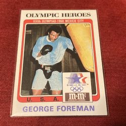 1983 George Foreman Olympic Heroes Card #14