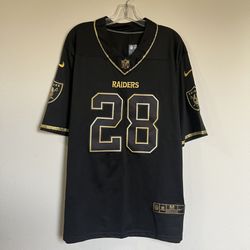Good and black Raiders Jersey Size Medium