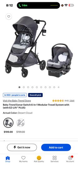 Car seat combo with bassinet stroller