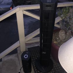 Like New Sumter 40” Tower Fan +mini Fan Tested Works Perfectly when you come ill fully test it for you 
