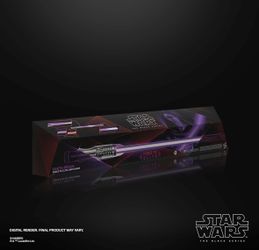 Hasbro Star Wars The Black Series Darth Revan Force FX Elite Electronic Lightsaber with LED and Sound Effects F8113 - Multi-Colour