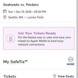 Seattle Seahawks Tickets 