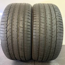 V470  295 45 20 110Y  Pirelli  Pzero Run Flat   2 Used Tires 70% Life  