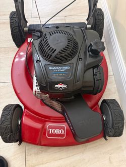 Toro lawnmower self propelled fwd