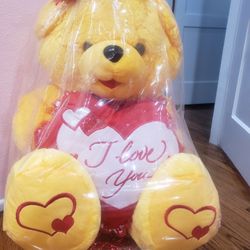 large I love you teddy bear