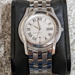 GUCCI 5500M 35mm SILVER DATE VINTAGE