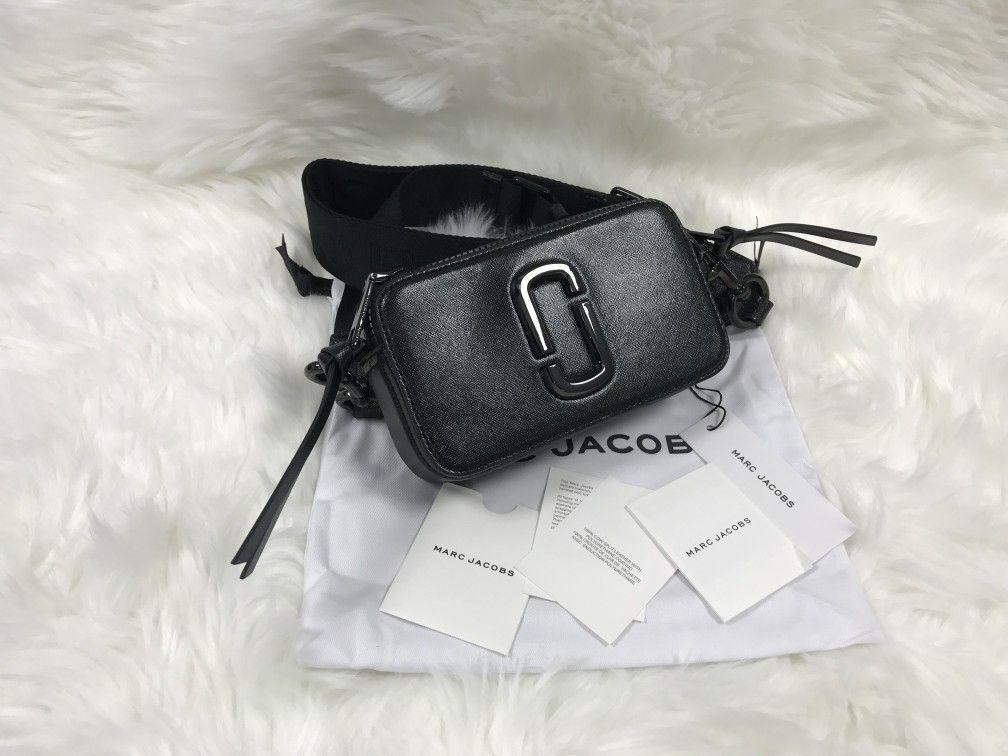Marc Jacobs Colorblock Snapshot Crossbody bag Black