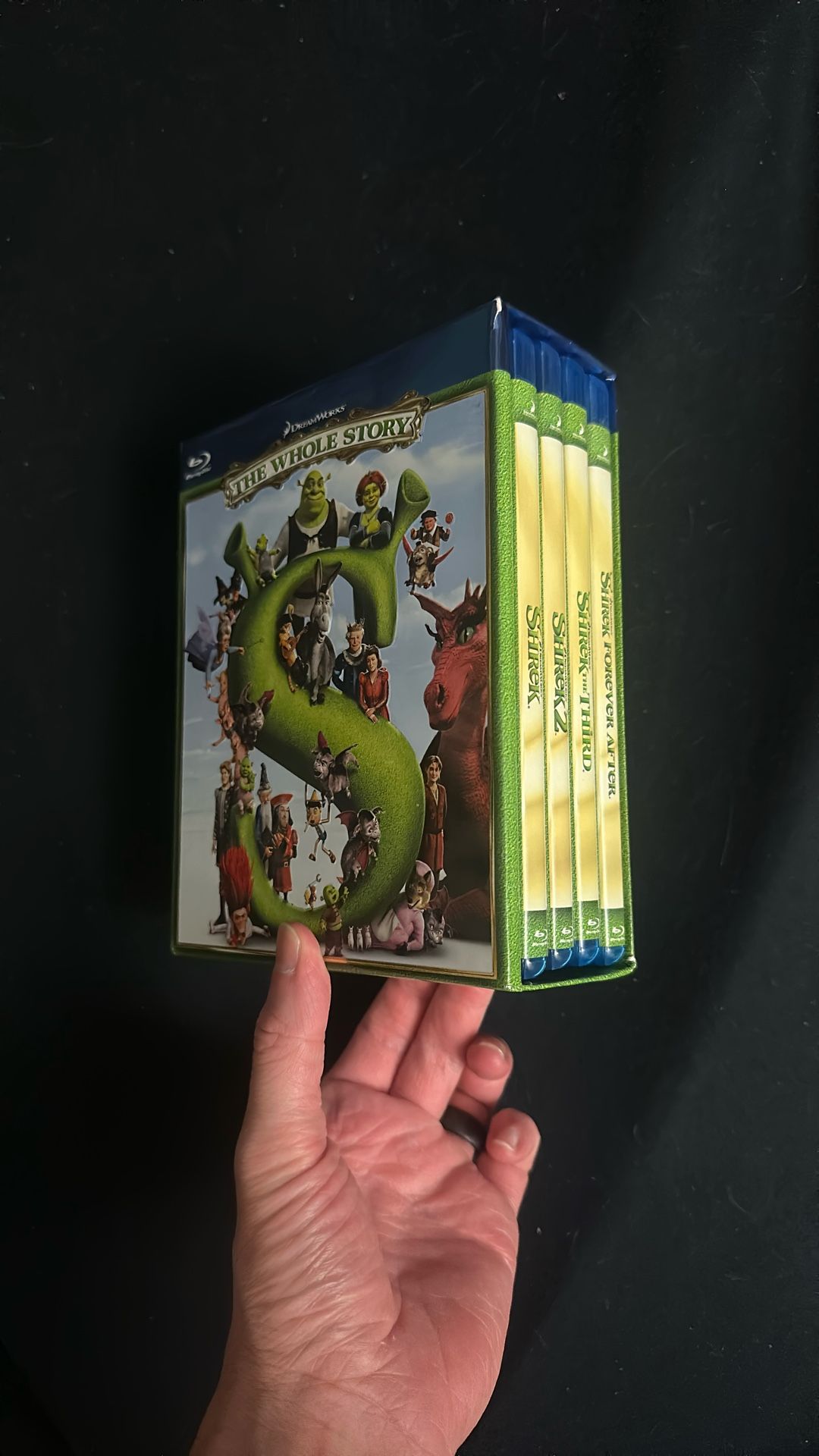 Shrek The Whole Story Blu Ray Collection 1-4 Movies