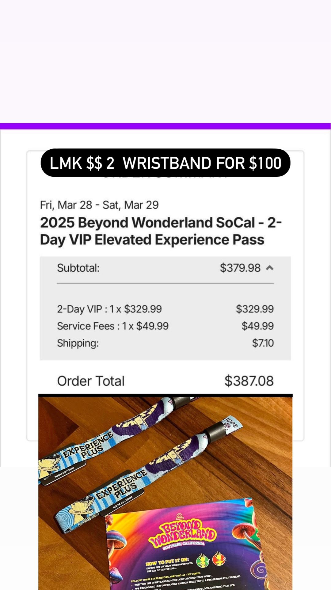 Beyond Womderland Tix