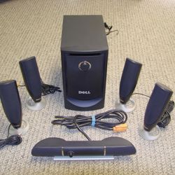 Dell (Made by Samsung) MMS 5650 Computer Home Theater Speaker System 5.1 100W Speakers