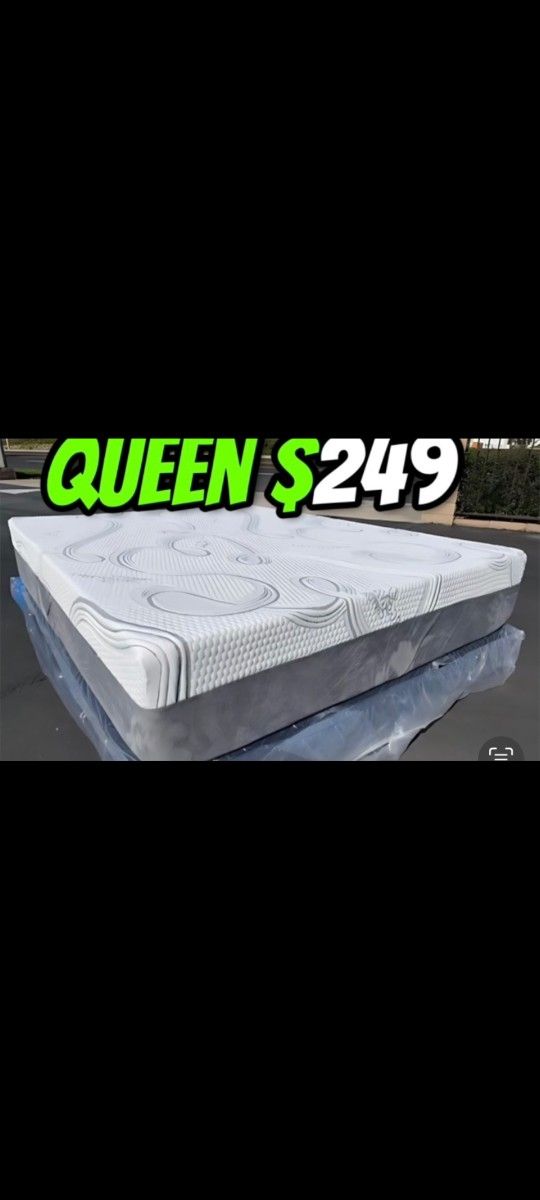 Queen Organic Hybrid Cool Gel Memory Foamm Matres!!