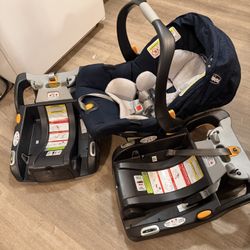 FREE Infant Chicco Car Seat With TWO Bases 
