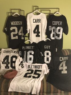 Raiders AUTOGRAPHED Jersey SALE!!