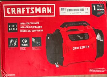CRAFTSMAN 2-in-1 Tire Inflator & Blower - Brand New In Box!