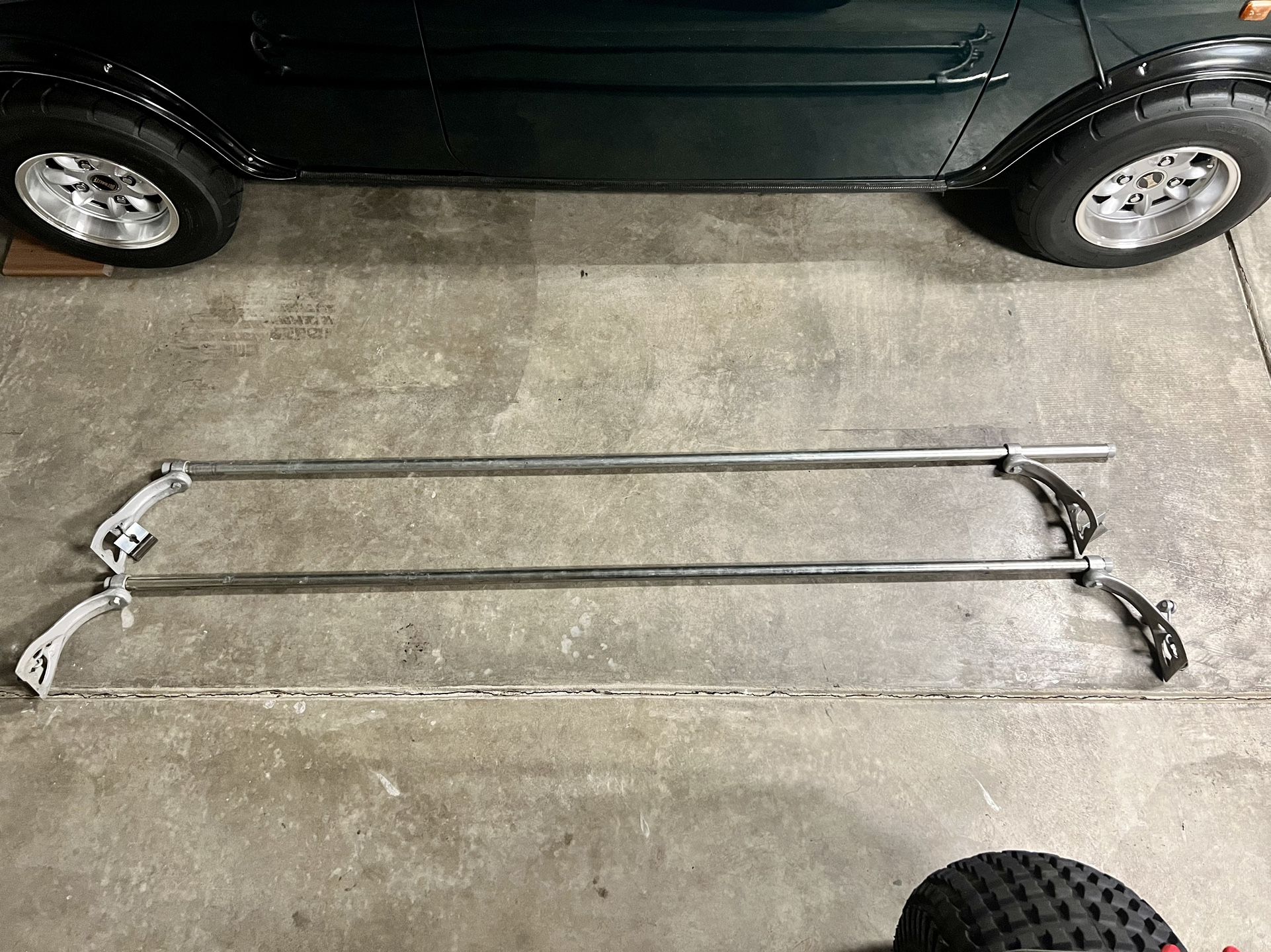 Set Of 4 Quik-N-Easy Quick-n-easy Vintage Gutter Mount Roof Rack
