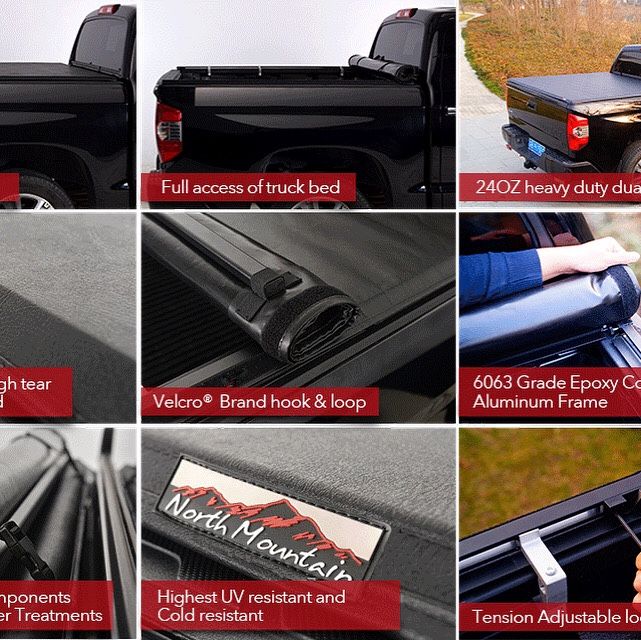 Soft rolling tonneau cover for 07-13 Tundra 5.5 Bed