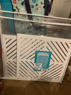 Metal folding table