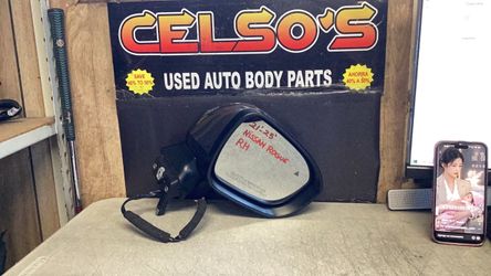 21 25 Nissan Rogue LH Mirror Blind Spot OEM. Gray