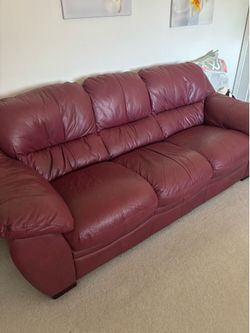 Leather sofa