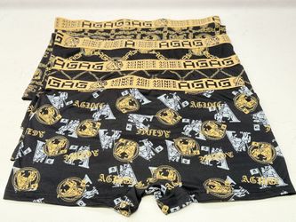 New AGAG Men's Boxer Briefs - Black set 4 size S-M