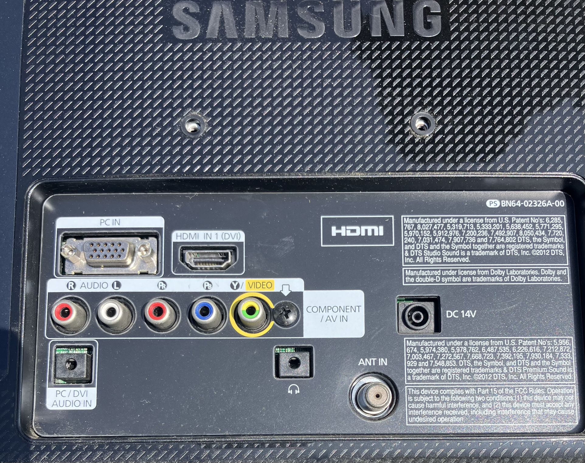 Samsung 24” TV Monitor