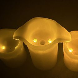 Small Candles Lights Up 