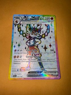Cinderace ex Pokemon card