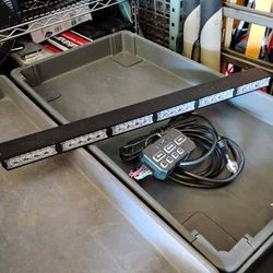 STL 6 Head LED Traffic Advisor Warning YELLOW / WHITE Light Bar