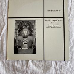 Johann Kaspar Kerll Organ Works LP Musical Heritage Society