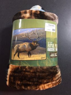 Royal Plush Raschel Throw