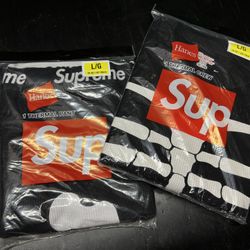 Supreme x Hanes Thermal Set – Top & Bottom (Authentic)